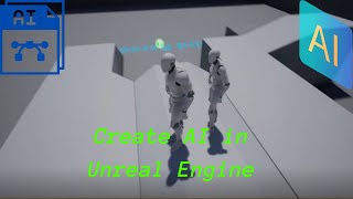 How to make AI Artificial Intelligence in Unreal Engine Beginner tutorial