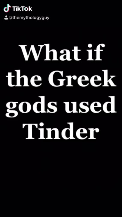 If Greek gods had Tinder