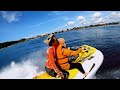Wanita Cantik Naik Jetski di Pangandaran