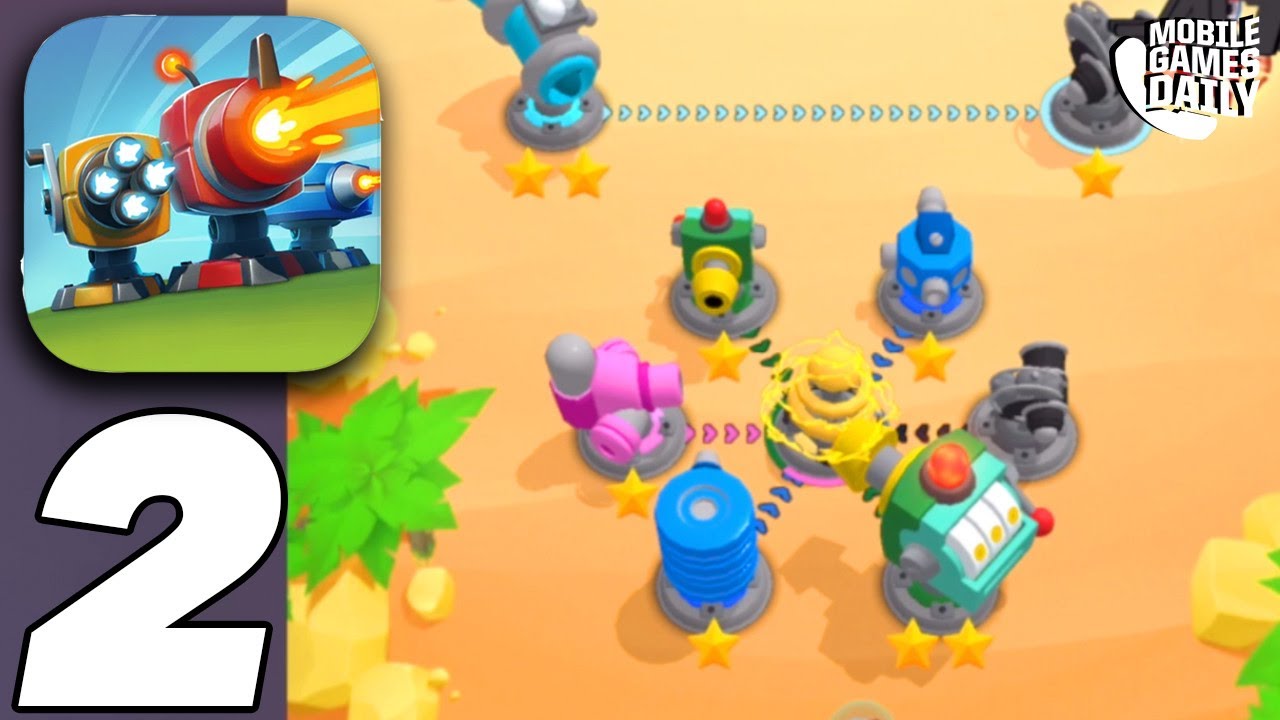 AUTO DEFENSE Gameplay Walkthrough Part 2 World 2 (iOS, Android) YouTube