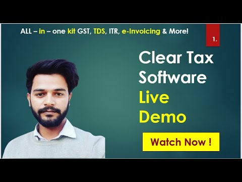 cleartax software | ClearTax Software Live Demo All in One kit ...