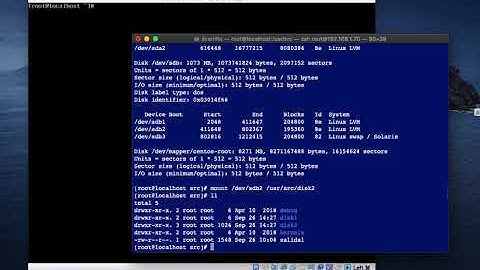 Montaje de particiones - RedHat / Rocky Linux / Alma Linux / Oracle Linux / CentOS