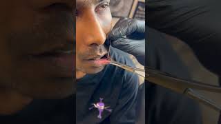 Piercing lips #piercing #piercinggirl ##ink #tattoolover #tattooprank