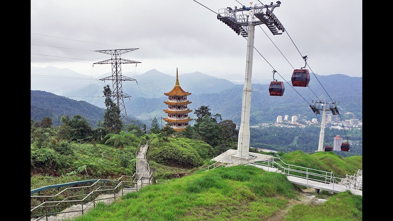 Genting SkyWay Ride To Chin Swee Caves Temple