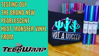 Testing and reviewing the new metallic pearlescent vinyl from teckwrap - SVG tutorial