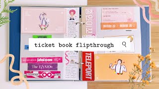 Kpop Concert Ticket Book Flipthrough | EXO Concerts, Fan Events, Seoul Travels, etc.