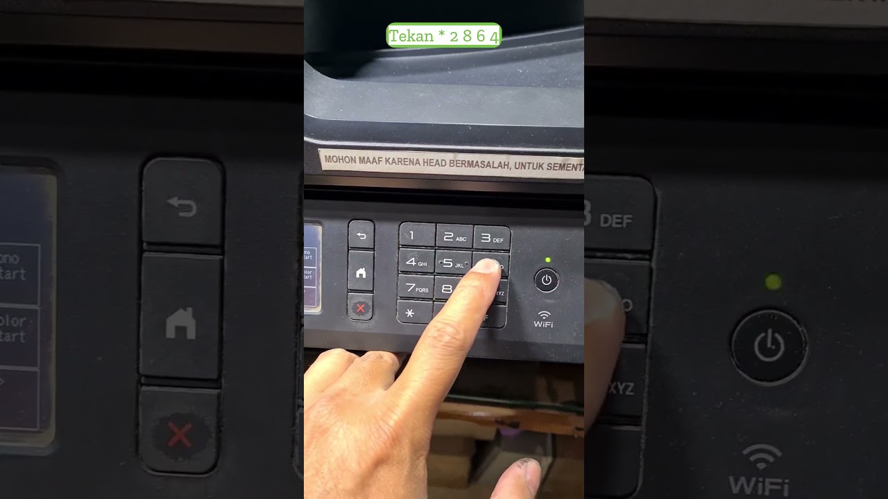 Masuk Maintenance ModePrinter Brother MFC-J3530DW 