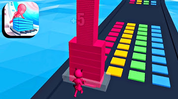 Stack Colors 🏃🌈⭐ All Levels 36-37 Gameplay (iOS,Android)