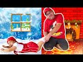 Maria Clara e a História Engraçada do QUENTE VS FRIO (Hot vs Cold Challenge with Dad) - MC Divertida