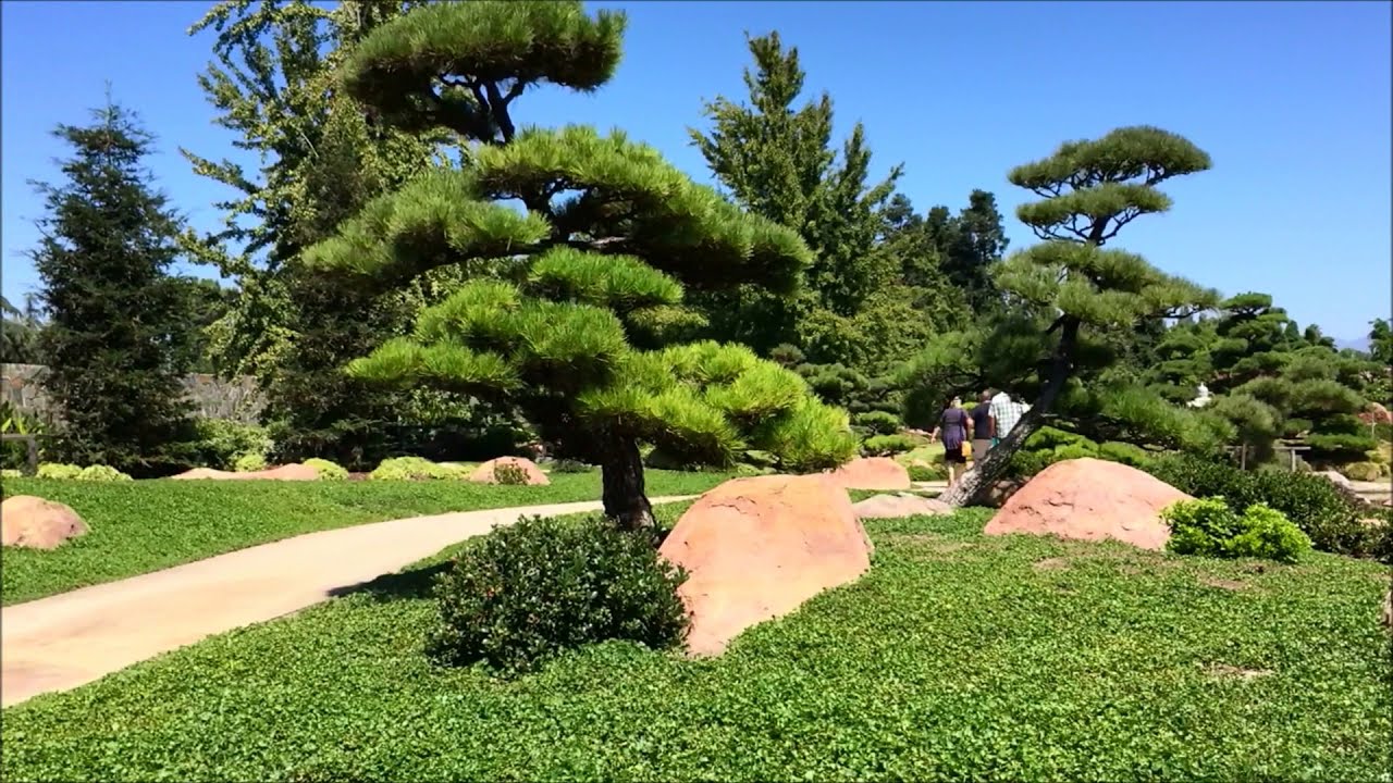 Japanese Garden Van Nuys Los Angeles California Usa Youtube