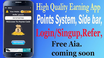 high quality earning app with refer, wallet, reedem and more free app