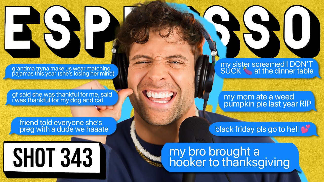 what's your thanksgiving drama? | SHOT 343 Espresso pod w/ Benedict Polizzi