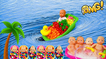 Experiment Whirlpool Hole Vs Toys 🧸🦖🌈🧩🎈  🌟 🎲🟥🟩⬜🟦🟨 Vortex Whirlpool | Part 60 |