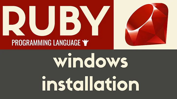 Windows Installation | Ruby | Tutorial 2