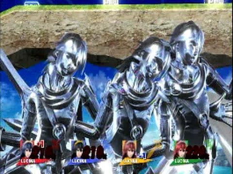 スマブラfor　全サイズ画面貼りつき　ルキナ編