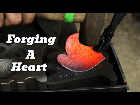 Forging a Heart for Valentine's Day!
