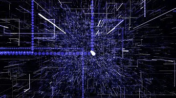 Futuristic hi-tech cyberspace animation background in 4K (30 minutes with music) | Free Stock Video