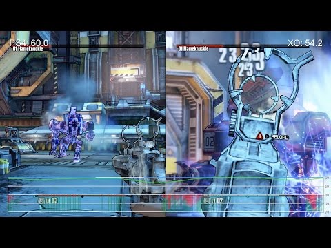 [60fps] Borderlands Handsome Collection: PS4 Vs Xbox One Frame-Rate Test