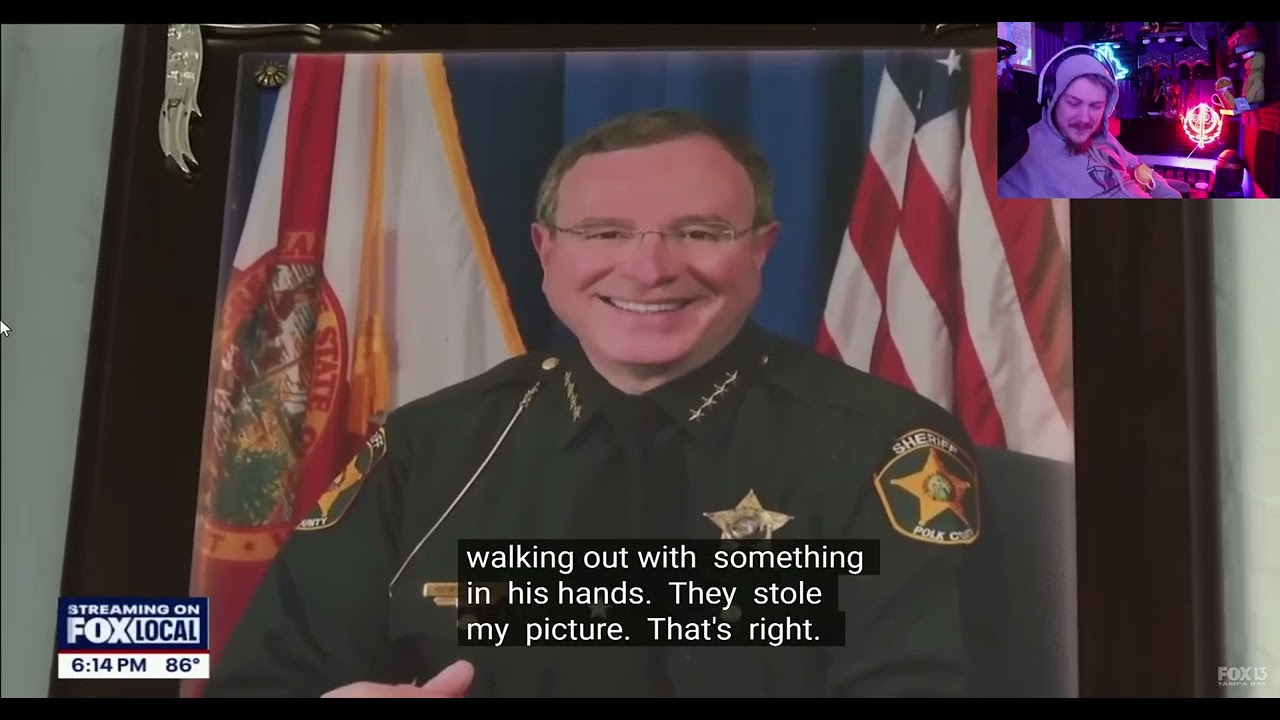 Florida Man Steals Grady Judd's Photo!