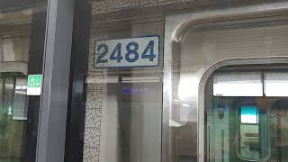 2호선 밥통 R284편성 내선순환방면 S2078 대림역 발차