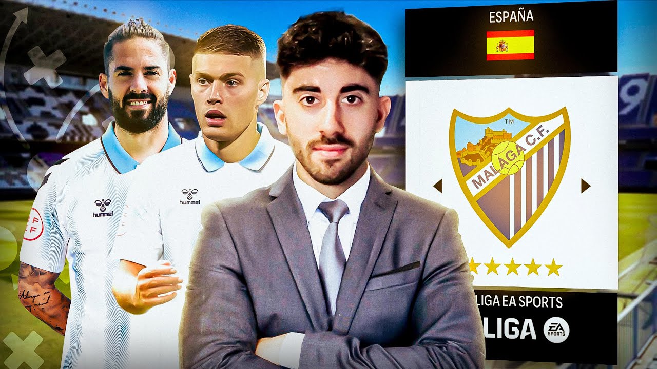RECONSTRUYO al MALAGA CF tras su ASCENSO *ME DESPIDEN*