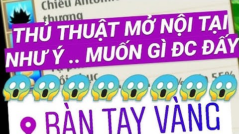 NGỌC RỒNG ONLINE Khám Phá Thủ Thuật Mở Nội Tại Cực Ngon Muốn Gì Được Đấy Bàn Tay Vàng Trong Làng NRO