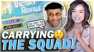 POKI CARRIES THE SQUAD AGAIN!? Ft. TSM Myth, FaZe Cizzorz & CouRageJD!