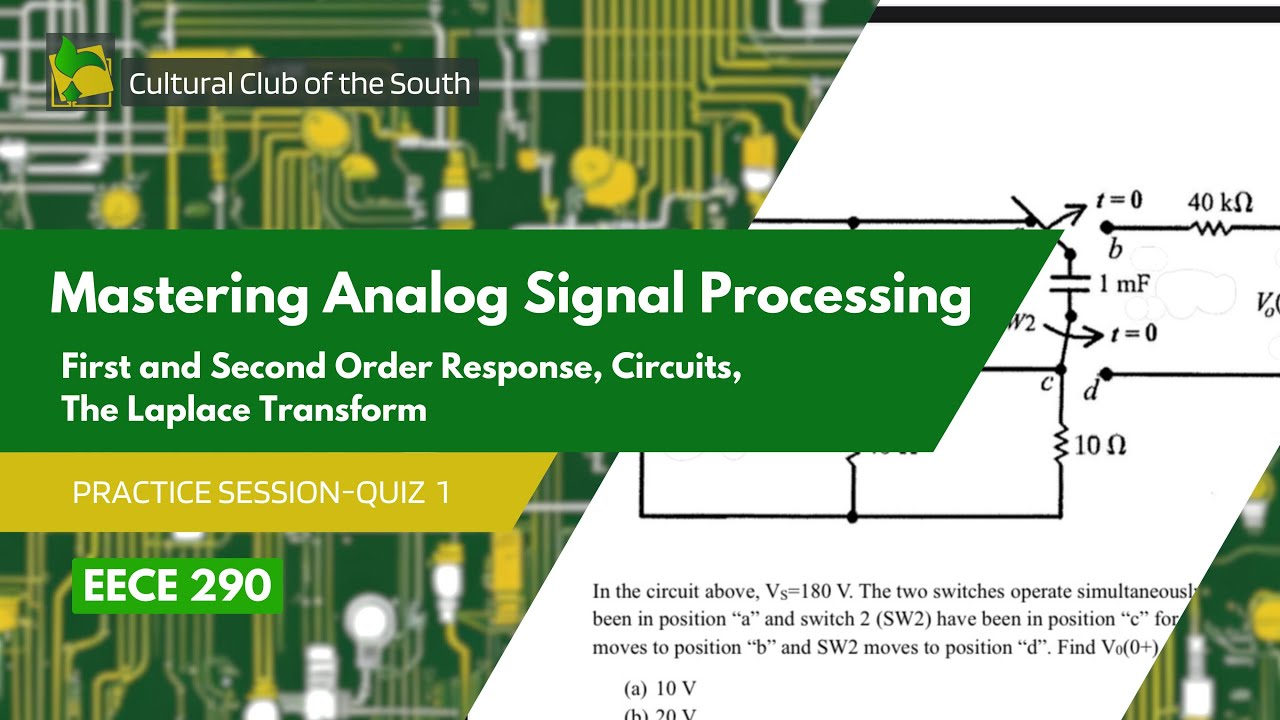 Analog Signal Processing Practice Problems - EECE 290