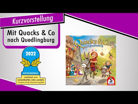 MIT QUACKS & CO NACH QUEDLINGBURG - Nominiert KINDERSPIEL DES JAHRES 2022 - Kurzvorstellung - Sdm!