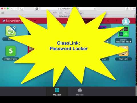 ClassLink Using the Password Locker (RISD)