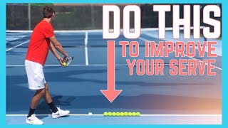 The tennis serve is often neglected in practice. one of reasons that
serving into an empty box can be quite boring. it necessary however to
i...
