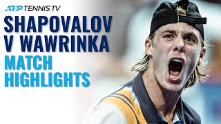 Denis Shapovalov vs Stan Wawrinka: ATP Tennis Highlights!