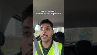 Política influencia diretamente na engenharia #engenheiro #politica #construçãocivil #engenharia