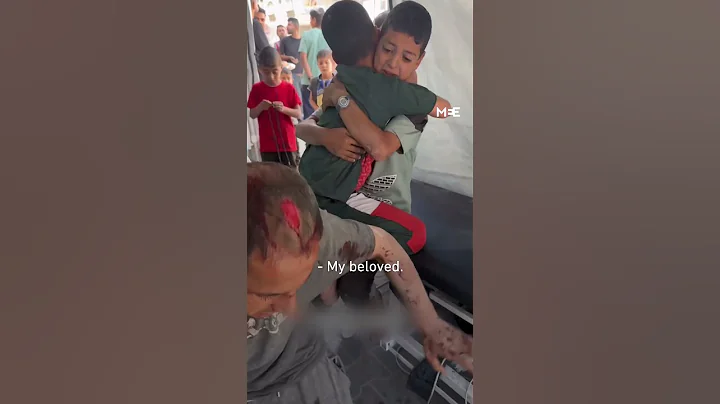 Palestinian family members reunite after surviving Israeli bombardment in Gaza #gaza #palestine - DayDayNews