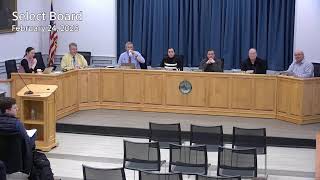 Select Board meeting February 24, 2026