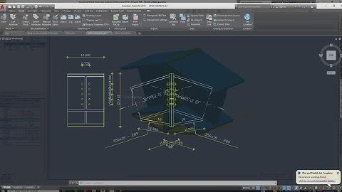 How to Export Connection Detailed Drawings from Robot Structural Analysis to Autocad DXF DWG Format