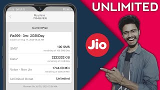 Jio Unlimited Data Bug | Secret Trick | अनलिमिटेड इंटरनेट बिल्कुल मुफ्त | Jio Free Internet | 2020 screenshot 4