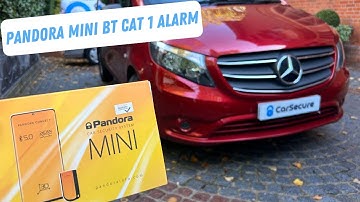 Mercedes Vito (V class) Security Upgrade | Pandora Mini BT CAT 1 alarm