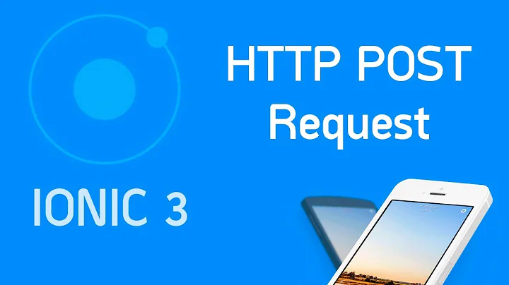 Ionic 3 Tutorial #5 HTTP Post request
