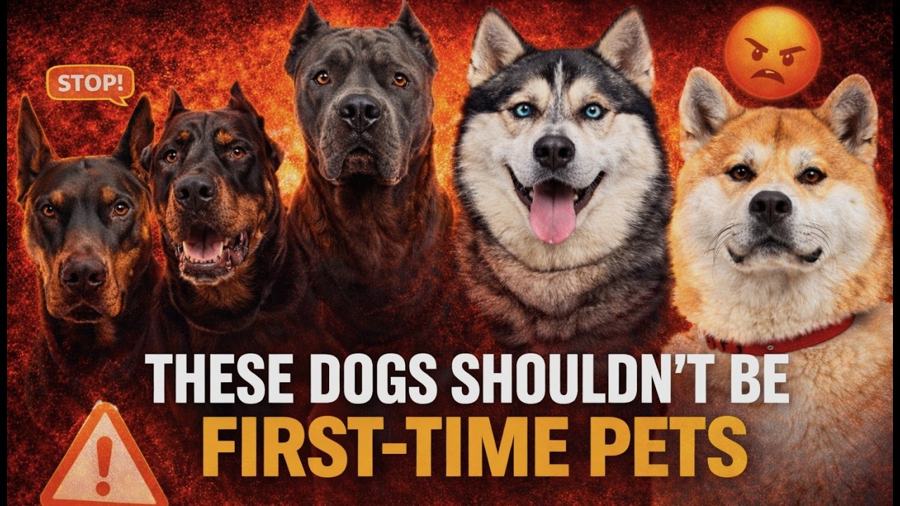 Why First-Time Dog Owners Should Avoid These Breeds