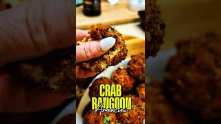 Crab Rangoon Arancini #crabrangoon #arancini #fyp