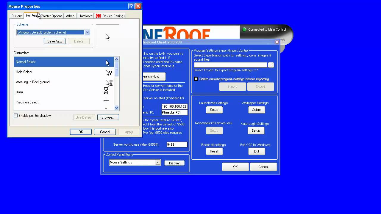 Access the Control Panel YouTube