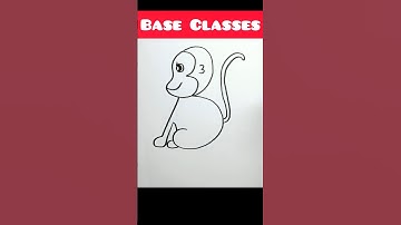 Draw a Monkey by 3|Art a Monkey by 3#shortvideo #drawing #art #youtubeshorts #shorts #shortsfeed