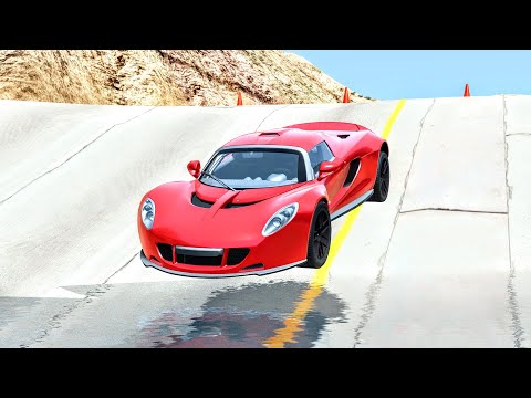 Cars vs Massive Potholes #8 – BeamNG Drive | CrashBoomPunk