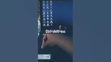 Ctrl+shift+Esc | window task manager | computer/laptop short cut key