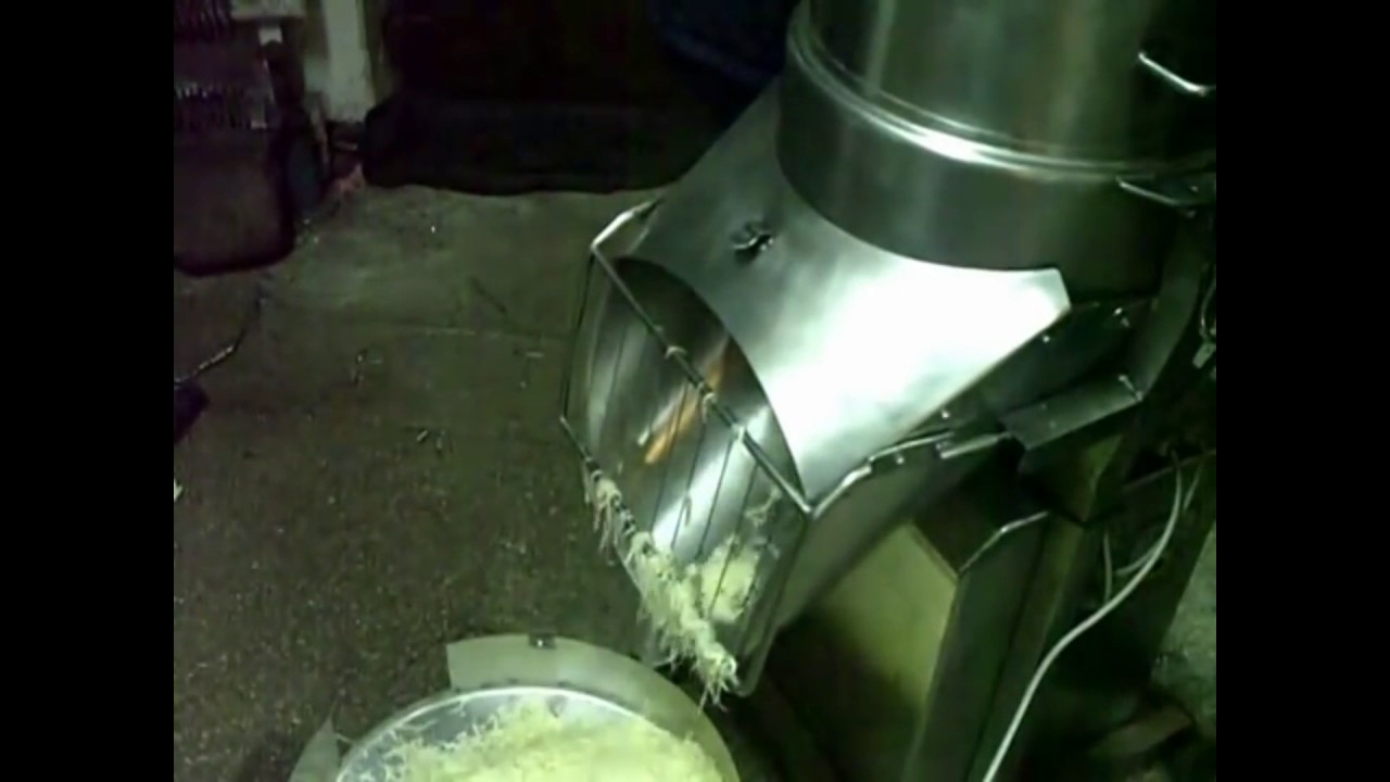 Commercial Cheese shredder, grater 150500 kg/h YouTube