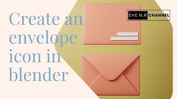Create an envelope icon in blender