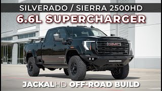 2024/2025 Sierra Silverado 2500HD Off-Road Build with 6.6L Supercharger One Of A Kind Supercharged 6 6l 2500hd Single Cab Short Bed