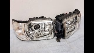 Infiniti QX4 Custom Headlight Retrofit