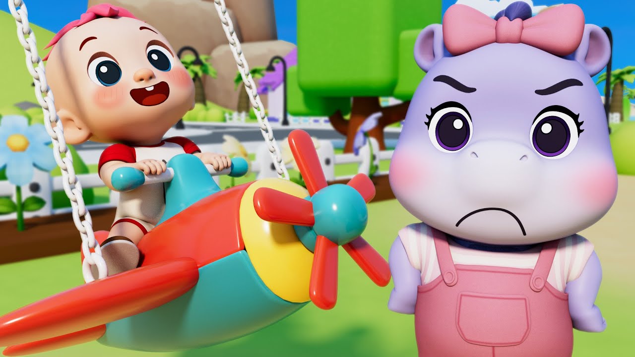 ¡Quiero Jugar | Juega bien en el patio de recreo | Tiny Trio Canciones Infantiles